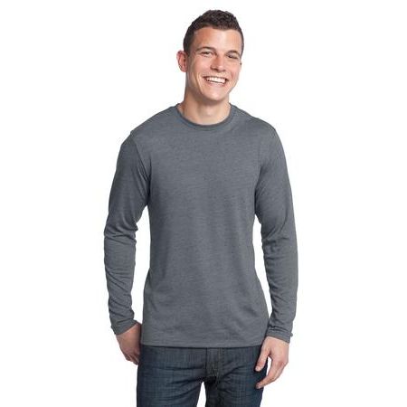 District ®  - Young Mens Textured Long Sleeve Tee. DT171