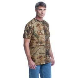 Russell Outdoors ™  - Realtree Explorer 100% Cotton T-Shirt with Pocket. S021R
